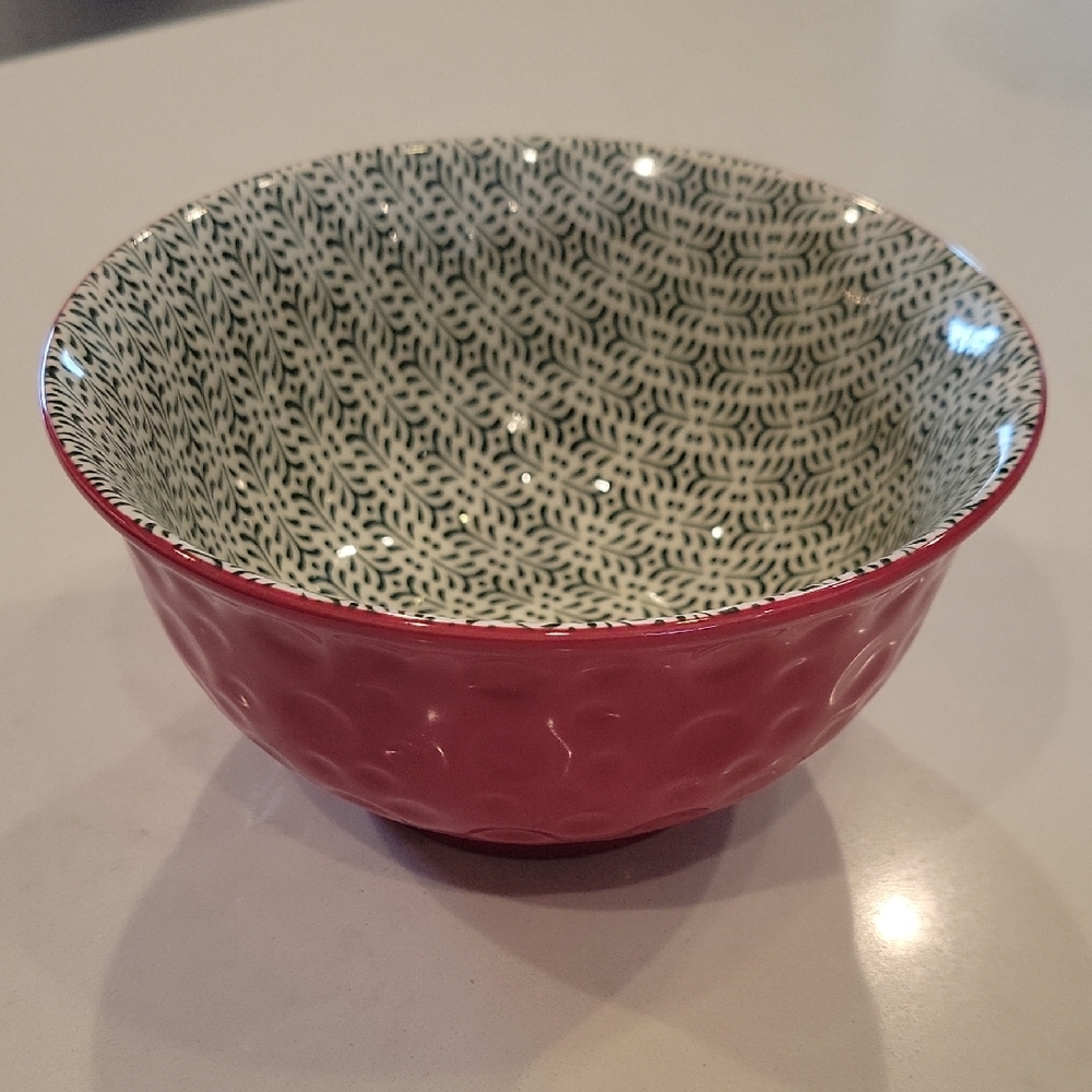 Like New Hallmark Red Holiday Bowl